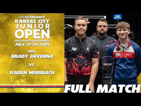 Видео: Брэди Деверна против Кадена Херрбаха | Финал | Открытый чемпионат Канзас-Сити среди юниоров