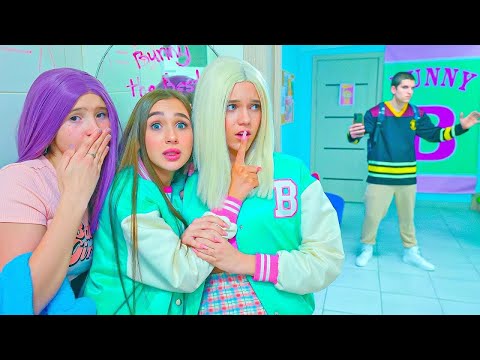 Видео: Луд фен на мажоретката Bunny! Кой заключи Даяна и приятели в училище? Училищни приключения