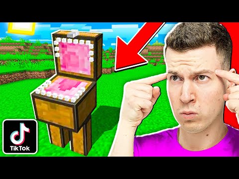 Видео: Я СОЗДАЛ ЭТО САМ! ПРОВЕРКА ЛАЙФХАКОВ ИЗ ТИК ТОКА В МАЙНКРАФТ