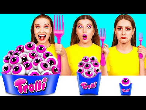 Видео: 100 Слоев Еды Челлендж | Кулинарная Битва с Едой от KiKi Challenge