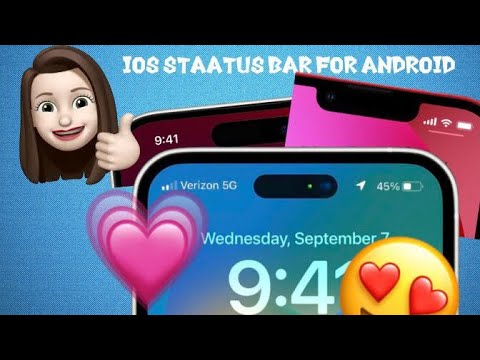 Видео: 🔥ПРОЗРАЧНЫЙ iOS СТАТУС БАР НА АНДРОИД | КАК СДЕЛАТЬ АЙФОНОВСКИЙ БАР? | КАК УБРАТЬ СИСТЕМНЫЙ СТАТУС