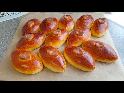Видео: Пирожки с яблоками!Сдобное тесто!