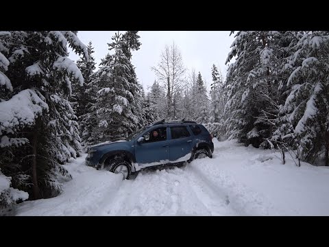 Видео: Kaptur и Duster в снежной западне!