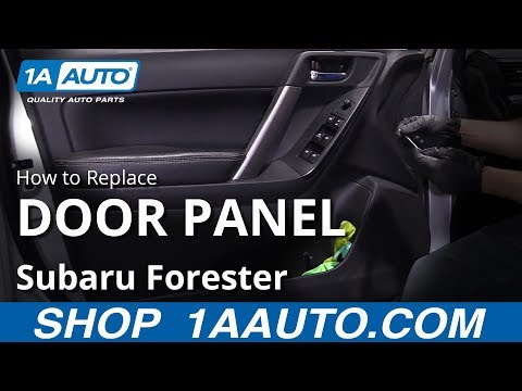 Видео: Как заменить дверную панель Subaru Forester 13-18