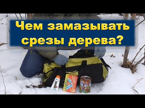 Видео: Чем замазывать срезы дерева