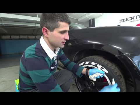 Видео: Инструкция по установке наклеек на шины от компании Tony Motors