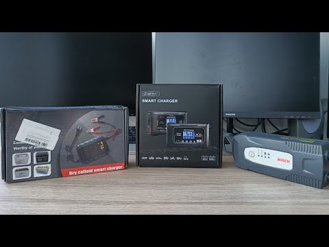 Видео: Обзор зарядных устройств HTRC P20, KMW KC-20A и Bosch С1