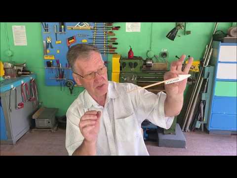 Видео: Тема "Изготовление модели метательного планера". Часть 2