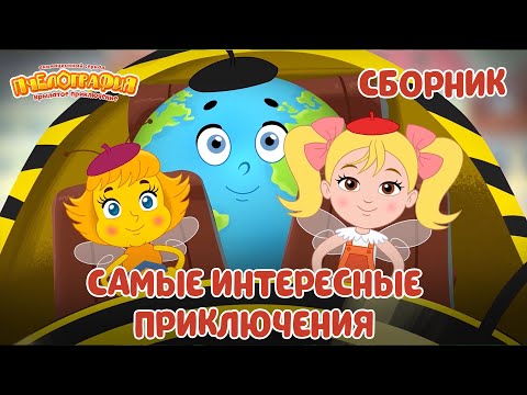 Видео: Пчелография 🐝 Самые интересные приключения! 🐝 Сборник мультфильмов ⭐Мультики для детей