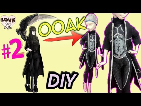 Видео: 👗#1# ООАК для ПОБЕДИТЕЛЯ. Кукла жнец. Подробный МК: Корсет, комбинезон и плащ для куклы
