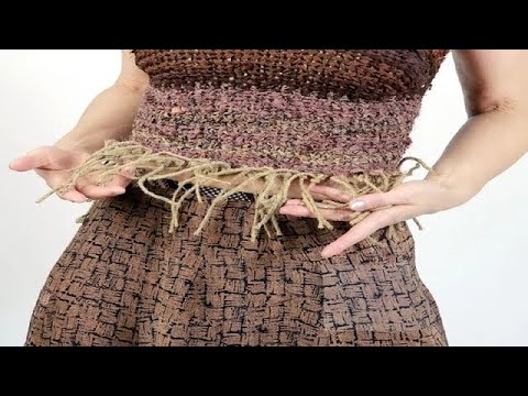 Видео: Создаём корсет из лент, шнуров и остатков текстиля. Мастер класс. Татьяна Лазарева