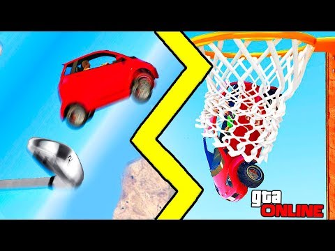 Видео: GTA 5 - ГОЛЬФ НА ПАНТО И КРИВОЙ СКИЛЛ ТЕСТ ПО НЕБУ В БАСКЕТБОЛЬНОЕ КОЛЬЦО В ГТА 5 ОНЛАЙН