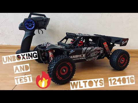 Видео: WLTOYS 124016 распаковка и обзор - МОЩНО и БЮДЖЕТНО! | лучшие бюджетки RC