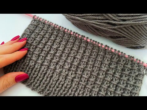 Видео: ОЧЕНЬ КРАСИВАЯ И ЛЕГКО СДЕЛАТЬ ВОЛШЕБНУЮ СВЯЗКУ С ВЯЗАНИЕМ