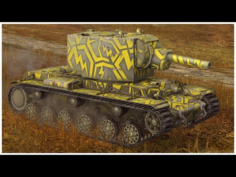 Видео: КВ-2 • 5.1К УРОНА • 5 ФРАГОВ • WoT Blitz
