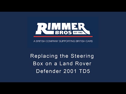 Видео: Замена рулевого механизма на Land Rover Defender 2001 TD5.