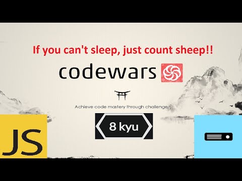 Видео: Как решить задачу If you can't sleep, just count sheep!! ? / Codewars JavaScript 8kyu