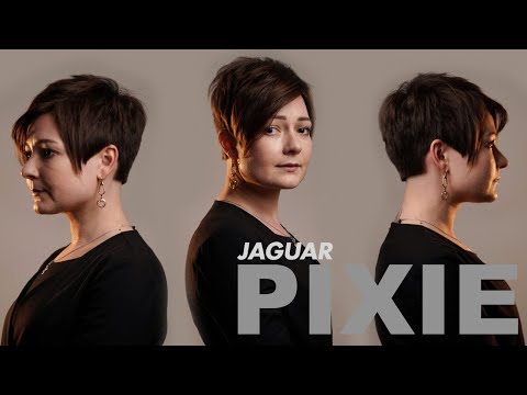Видео: Жіноча стрижка Піксі / PIXIE JAGUAR Solingen