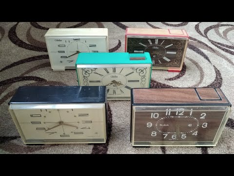 Видео: Ремонт годинника будильника Слава...