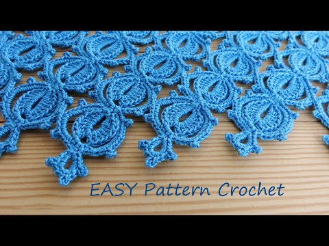 Видео: НЕОБЫЧНЫЙ И ОЧЕНЬ ПРОСТОЙ в вязании УЗОР крючком :) SUPER EASY Beautiful Pattern Crochet