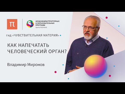 Видео: 3D-биопринтинг — Владимир Миронов / ПостНаука