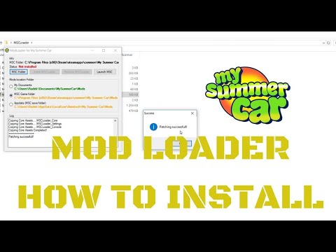 Видео: Как установить MSC Mod Loader на игру My Summer Car
