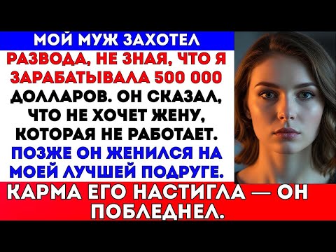 Видео: Я ТАЙНО ЗАРАБАТЫВАЛА $500 000, КОГДА МУЖ ПОПРОСИЛ РАЗВОД. А ПОТОМ ОН ЖЕНИЛСЯ НА МОЕЙ…