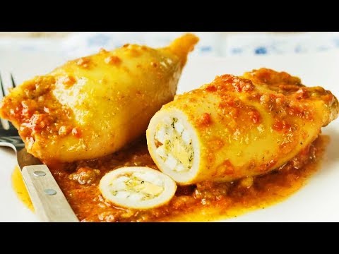 Видео: Фаршированные Кальмары