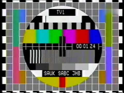 Видео: Конец эфира канала SABC TV1 (Южная Африка) 16.12.1986