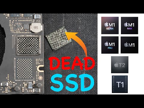 Видео: Замените ВСЕ НЕИСПРАВНЫЕ SSD для M1 Max, M1 Pro, M1 & T2 Mac, T1 Mac, БОНУС: M1 Ultra (ДЛЯ ТЕХ, К...