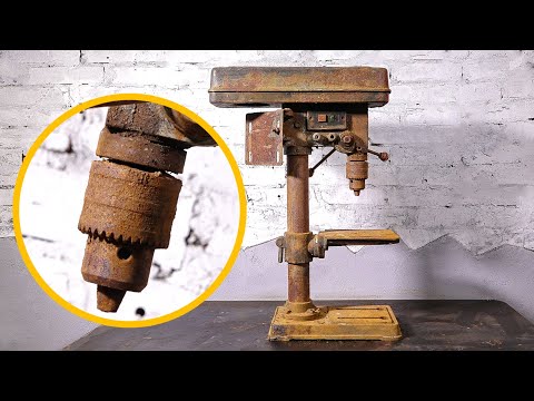 Видео: Сверлильный пресс для реставрации - Версия без двигателя