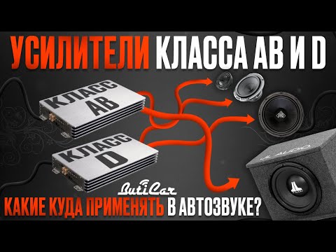 Видео: Усилители класса AB и D в АвтоЗвуке. Что куда и почему?