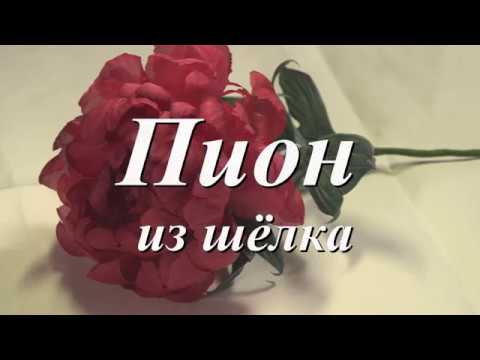 Видео: Пион из шёлка урок 1 Peony part1