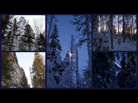 Видео: КРАСНОЯРСКИЕ СТОЛБЫ | ЗИМНЯЯ ПРОГУЛКА | СНЕЖНАЯ СИБИРСКАЯ КРАСОТА