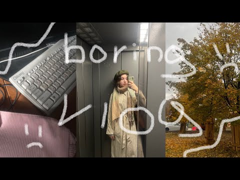 Видео: о том, как сентябрь перешёл в октябрь | скучный влог | учёба в мглу, работа, дом