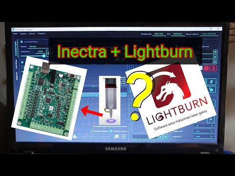 Видео: Inectra +Lightburn. Настройки работы с лазером
