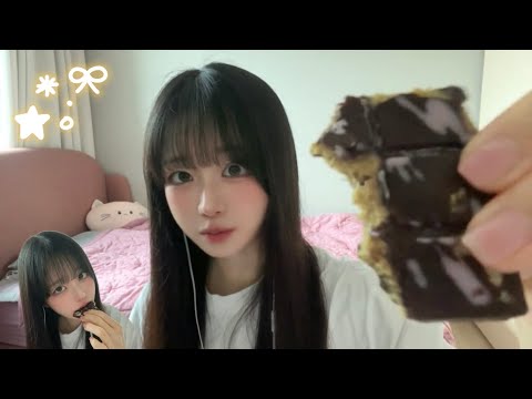 Видео: (Sub💫) Идеальный домашний дубайский шоколад мукбанг🍫 | Реальные звуки шоколад ASMR✨