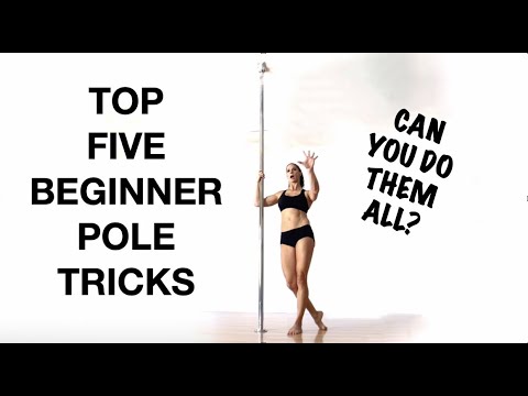 Видео: 5 трюков на пилоне для начинающих, которые вам стоит знать! — Урок от @Elizabeth_bfit