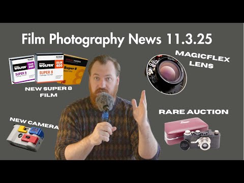 Видео: Новости плёночной фотографии 11.3.25: Kodak Super 8, праздничные предложения, аукцион редких каме...