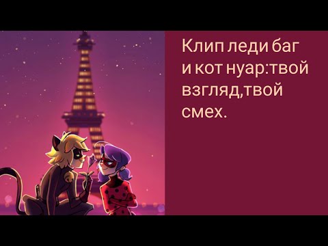 Видео: Клип леди баг и кот нуар:"твой взгляд,твой смех"