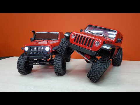 Видео: Axial SCX10 3 против MST CFX-W ... Внедорожники 4X4