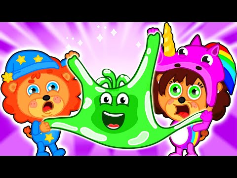 Видео: Левенятко. Пригоди слайма - Мультик для дітей | Lion Family