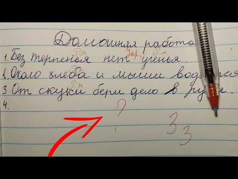 Видео: Проверяю рабочие тетради по русскому языку - 4 класс #19