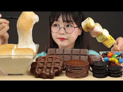 Видео: АСМР ЕДА ЗЕФИР🍡 ШОКОЛАД🍫 | MARSHMALLOW & CHOCOLATE MUKBANG