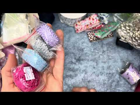 Видео: Распаковка посылки для канзаши.