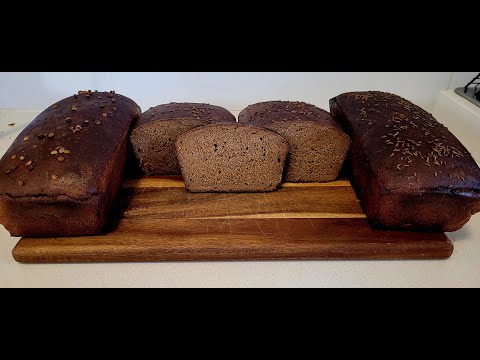 Видео: Ржаной заварной хлеб на закваске с добавлением двух видов солода! Новый солод оправдал ожидания!
