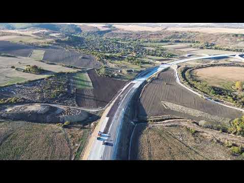 Видео: Магистрала Видин-Ботевград Лот 1, Видин-Макреш, Vidin Highway Lot 1 19.10.25