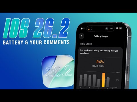 Видео: Время работы батареи iOS 26.2 Beta 1 и ваши комментарии