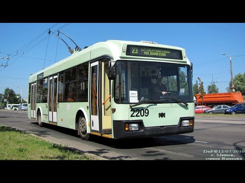 Видео: Тралейбус Мінска АКСМ-321, парк. №2209, маршрут №30