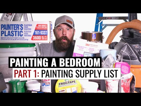 Видео: Покраска спальни | Часть 1 | Список материалов для покраски
